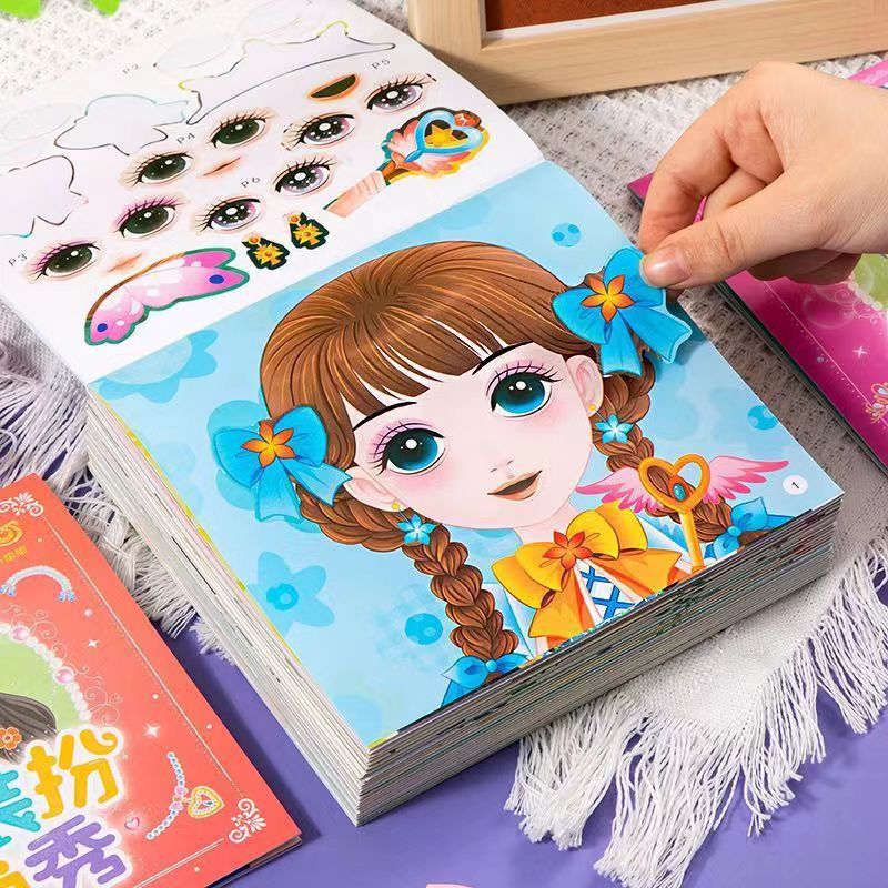 Livro de Adesivos de Fantasia  - Beauty Makeup Book avaliação e preço