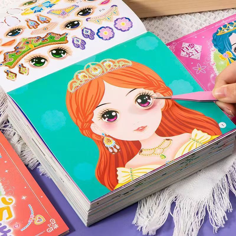 Livro de Adesivos de Fantasia  - Beauty Makeup Book avaliação e preço