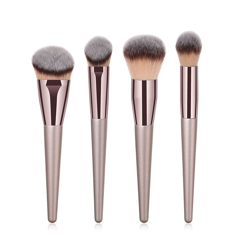 Champagne Makeup Brushes Set p - Woman Beauty Makeup avaliação e preço