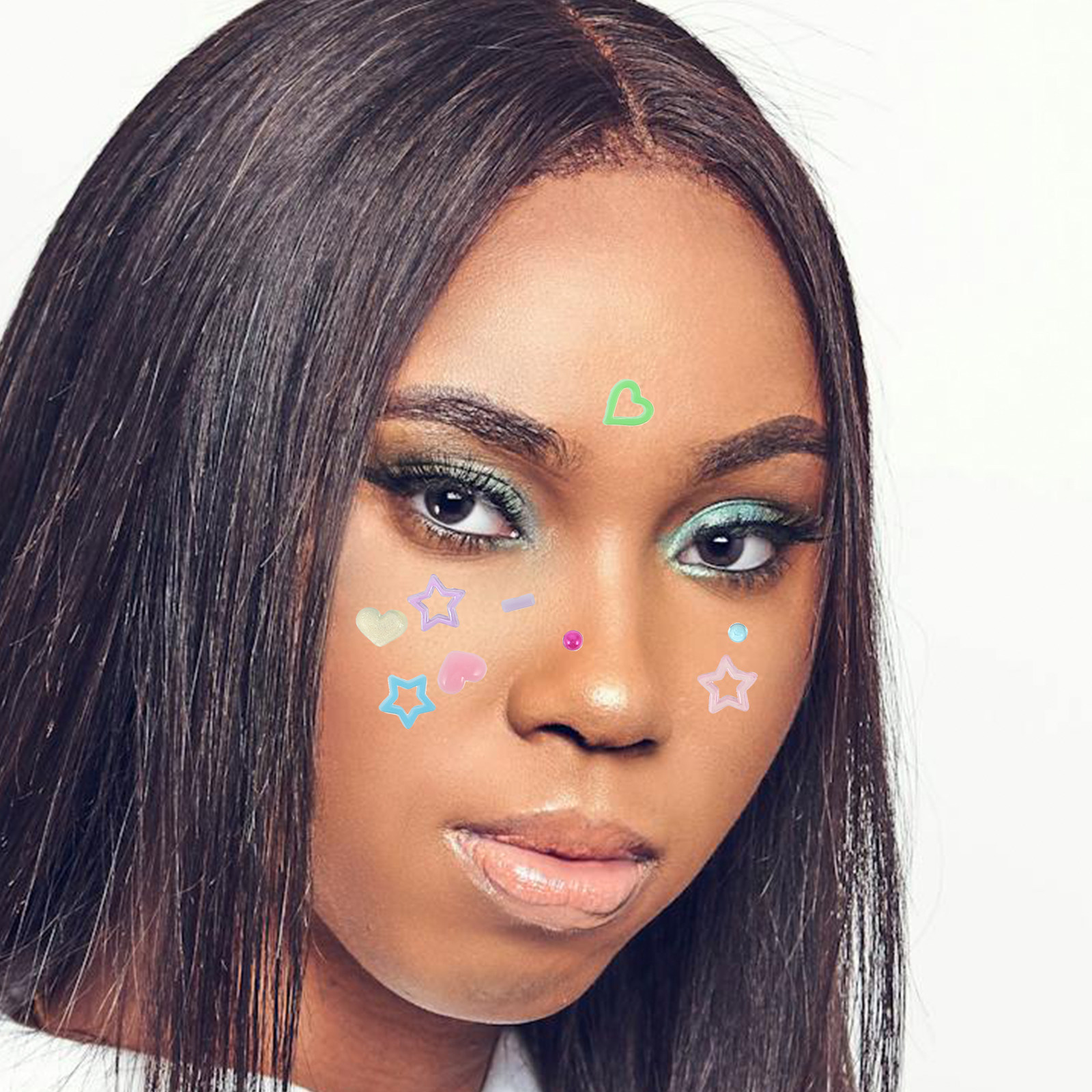 10 Folhas de Adesivos de Stras - Beauty Makeup Women avaliação e preço