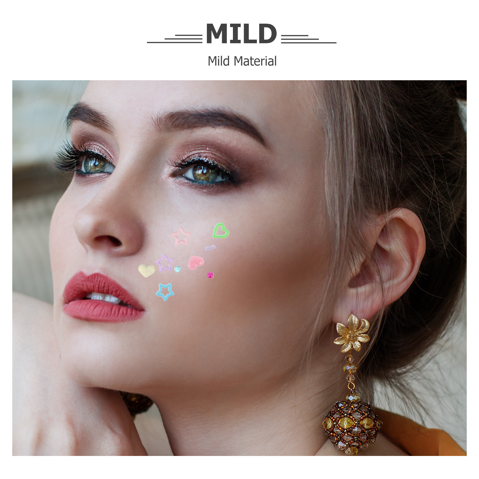 10 Folhas de Adesivos de Stras - Beauty Makeup Women avaliação e preço