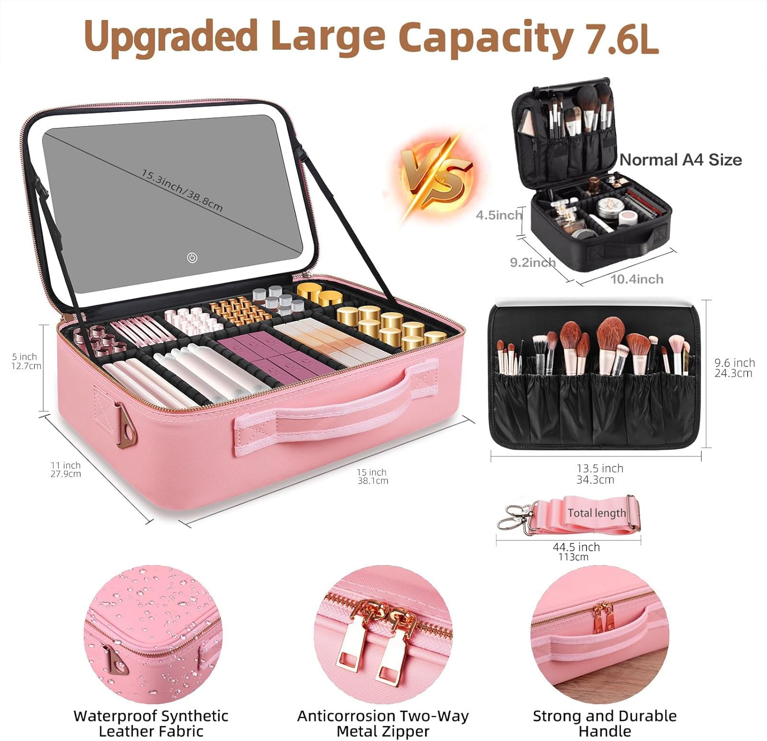 Bolsa de Maquiagem de Grande C - Beauty Makeup Women avaliação e preço